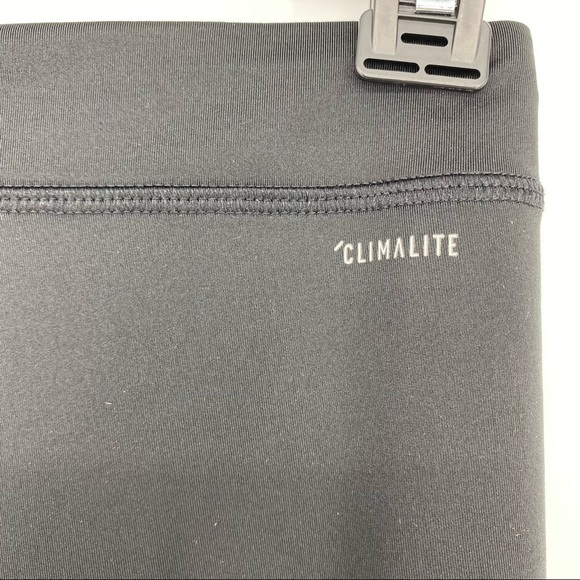 Adidas black floral print climalite leggings, XL (juniors) - Picture 4 of 13